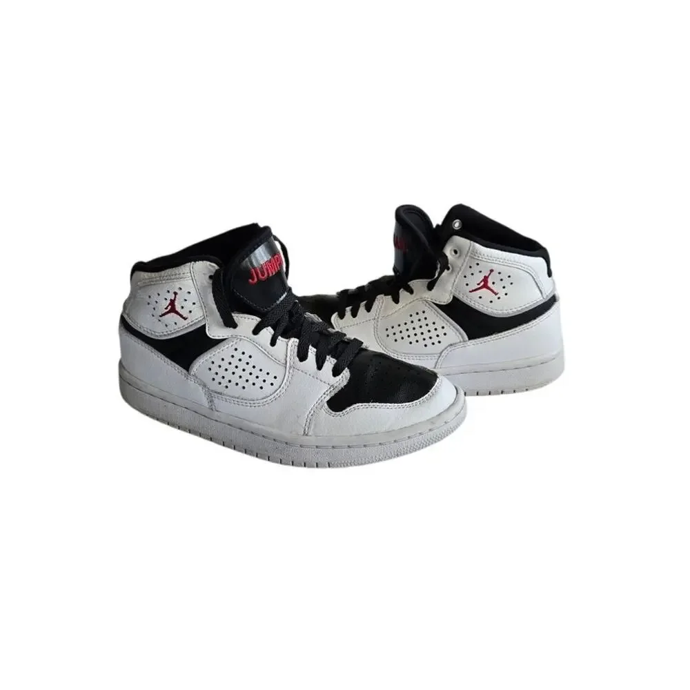 Nike Jordan Access JUMPMAN Youth Sneakers High Top Leather Streetwear Sz 4.5 Y